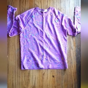 Mokuyobi Purple Splatter Sweatshirt